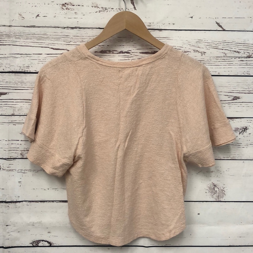 Madewell Ingrid Dolman Sleeve peach blush crop tee - Picture 5 of 5